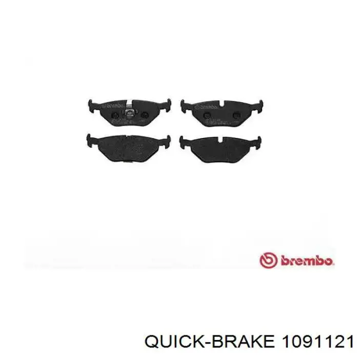 Комплект пружинок крепления дисковых колодок, передних Quick Brake 1091121 цена, от 2.82 USD
