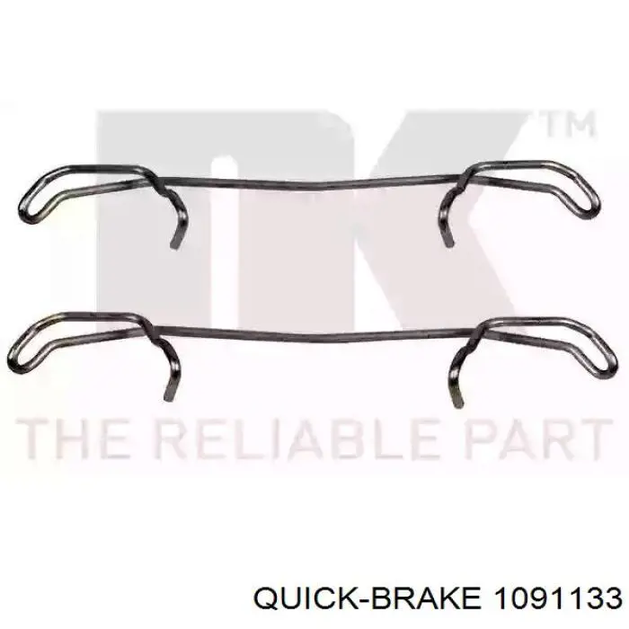 Купить 1091133 Quick Brake Комплект пружинок крепления дисковых колодок задних