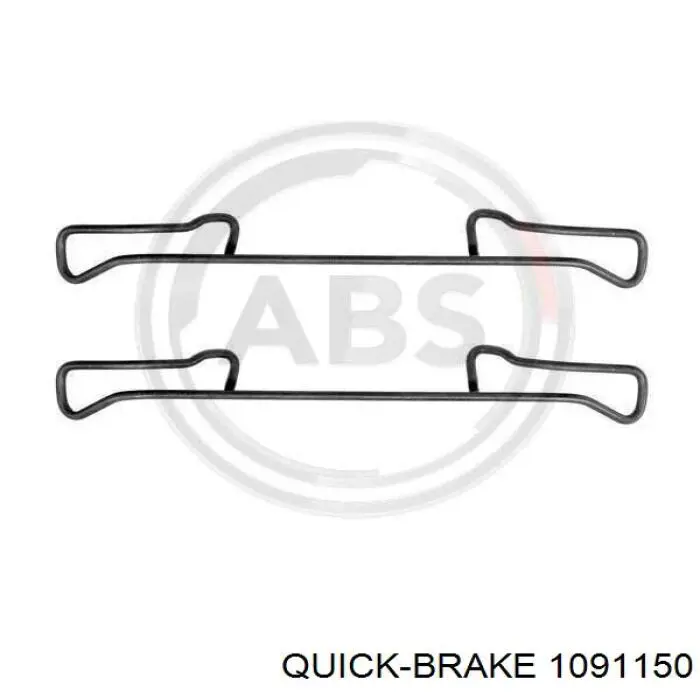 1091150 Quick Brake fechadura de mola de suporte