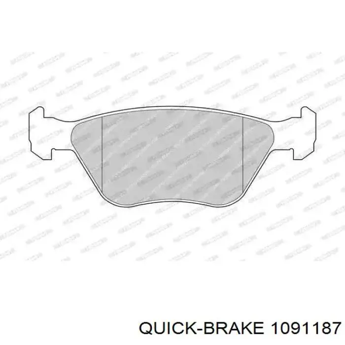 Пружинная защелка суппорта 1091187 Quick Brake