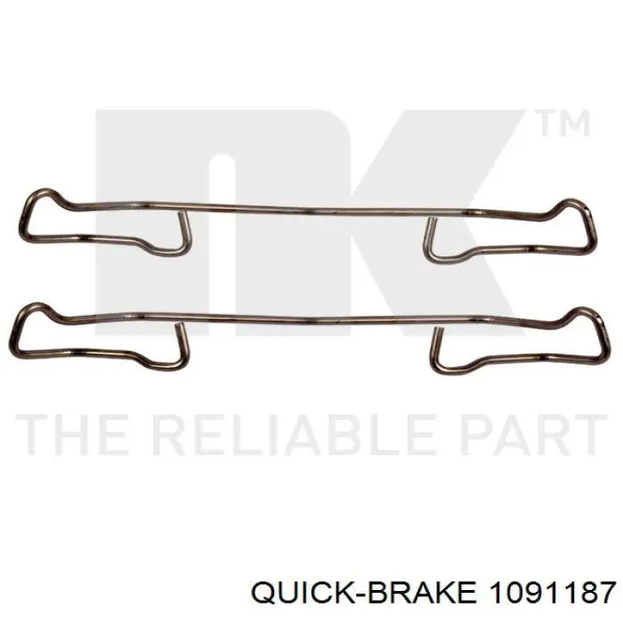 1091187 Quick Brake fechadura de mola de suporte