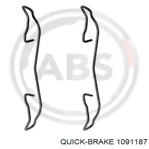Пружинная защелка суппорта Quick Brake 1091187 цена, от 3.14 USD