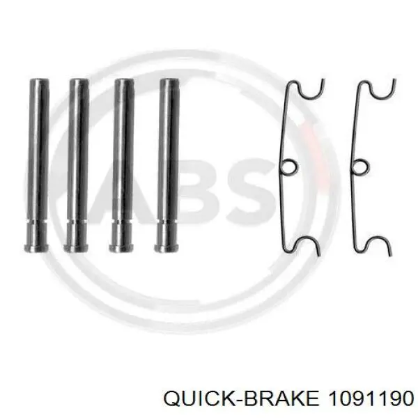 109-1190 Quick Brake kit de reparação de suporte do freio dianteiro