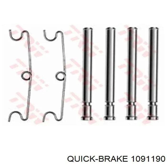 Juego de reparación, pastillas de frenos 1091190 Quick Brake