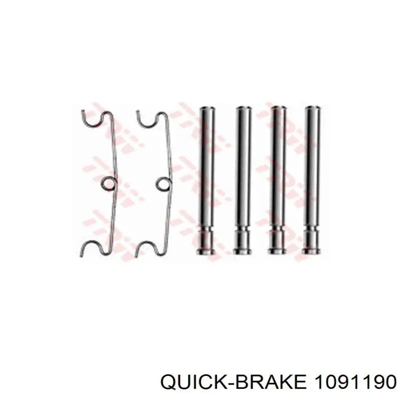 Ремкомплект тормозных колодок Quick Brake 1091190 цена, от 4.53 USD
