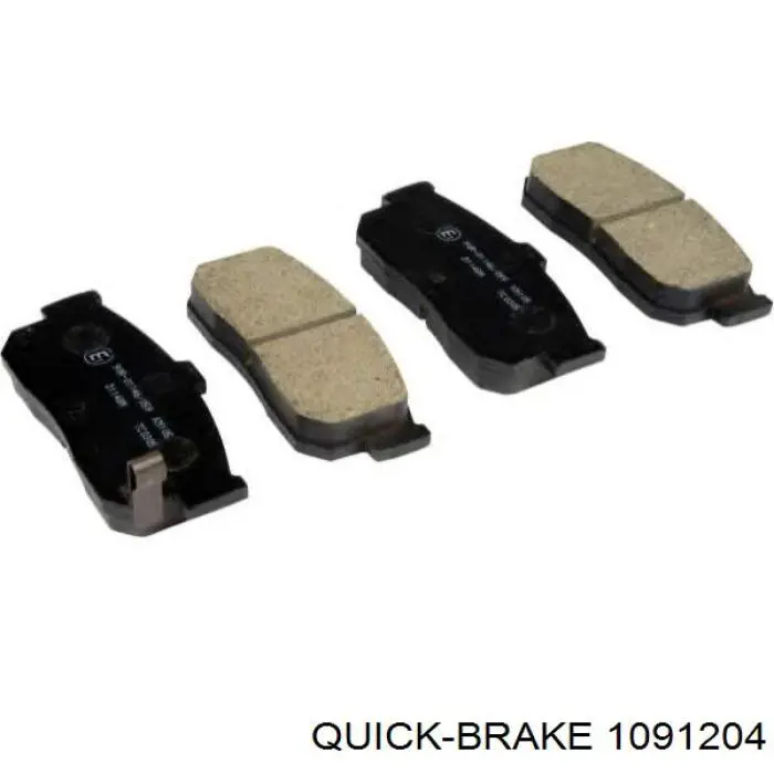 Ремкомплект тормозных колодок Quick Brake 1091204 цена, от 5.59 USD