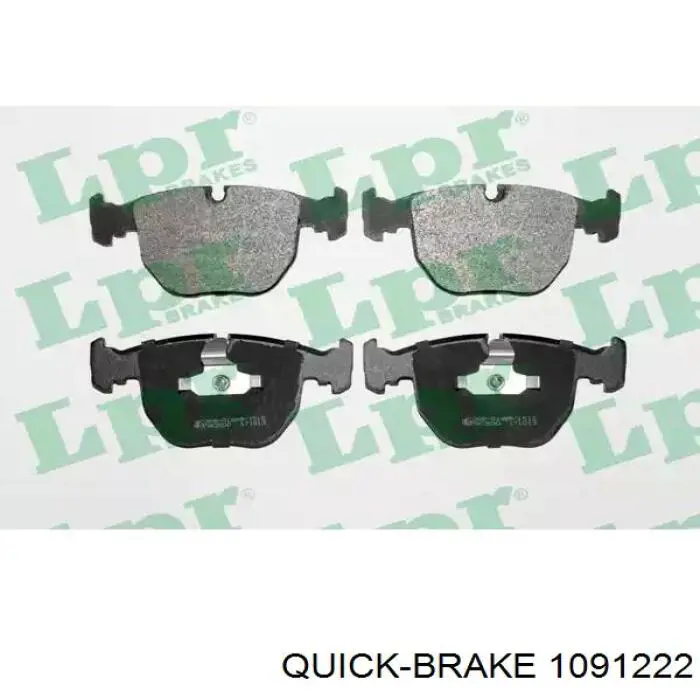 Купить 1091222 Quick Brake Комплект пружинок крепления дисковых колодок передних
