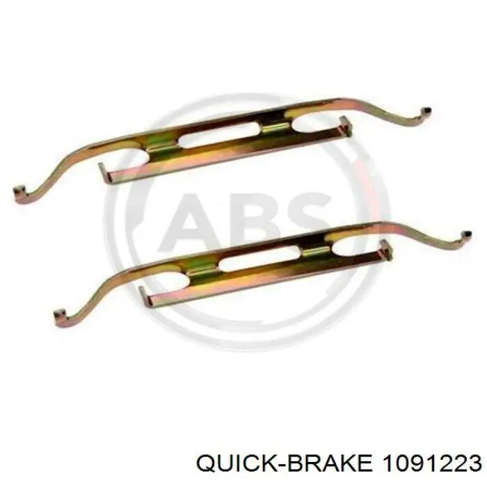 109-1223 Quick Brake комплект пружинок крепления дисковых колодок передних