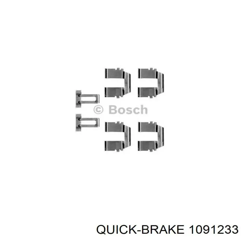 Комплект пружинок крепления задних дисковых колодок Quick Brake 1091233