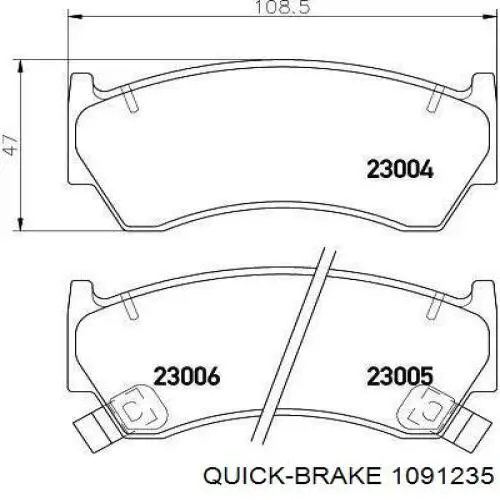  1091235 Quick Brake