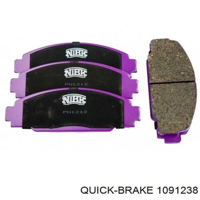 Ремкомплект тормозных колодок 1091238 Quick Brake