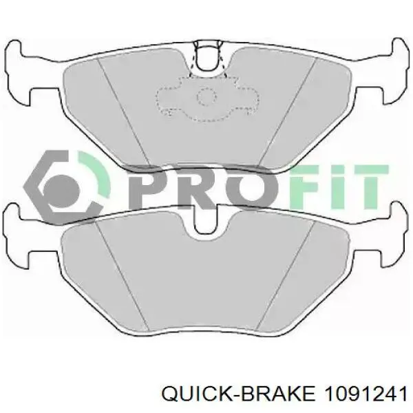1091241 Quick Brake Комплект пружинок крепления дисковых колодок, задних