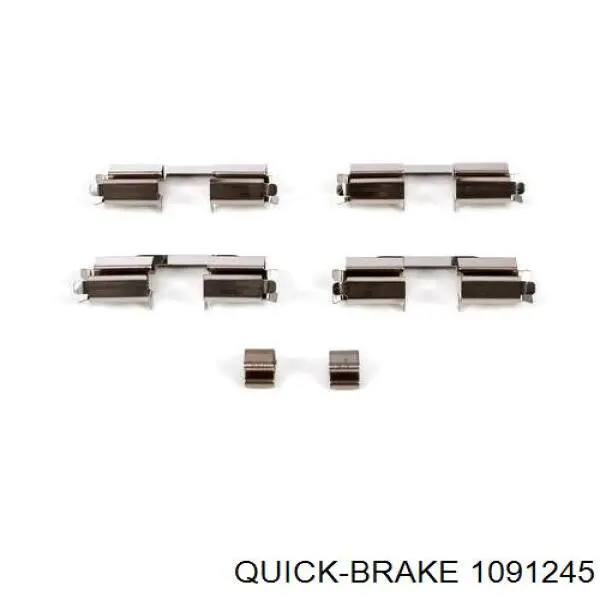 Комплект пружинок крепления дисковых колодок задних Quick Brake 1091245 цена, от 4.69 USD
