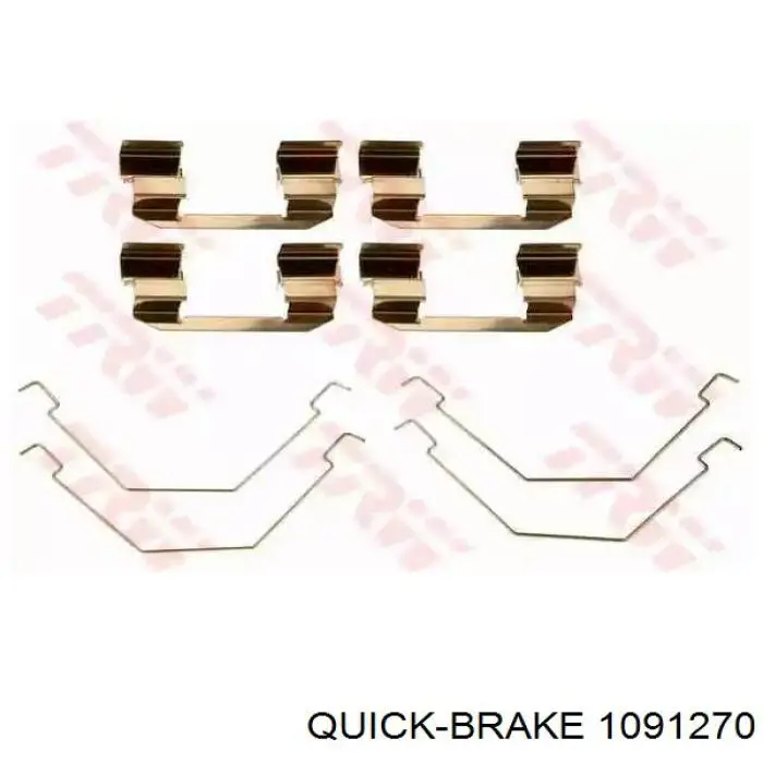 Ремкомплект тормозных колодок Quick Brake 1091270