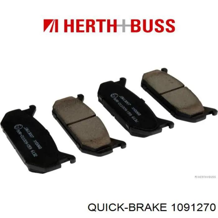 1091270 Quick Brake Ремкомплект торм. колодок
