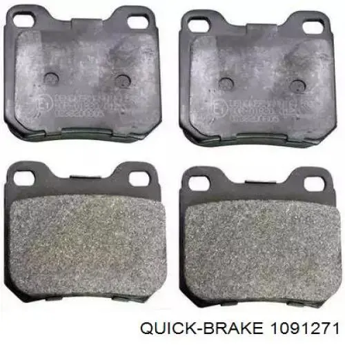 Ремкомплект тормозных колодок Quick Brake 1091271