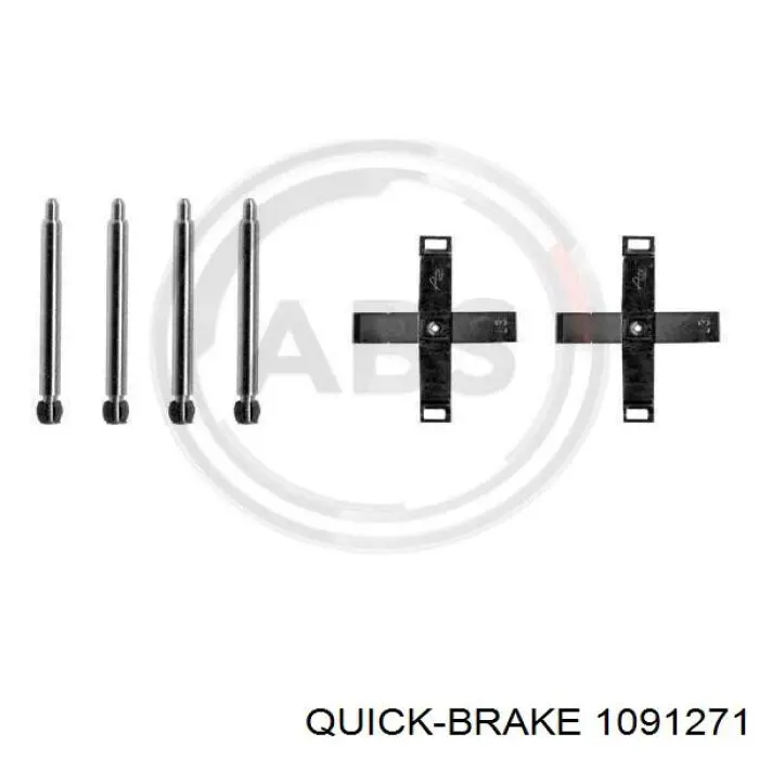 109-1271 Quick Brake kit de reparação das sapatas do freio