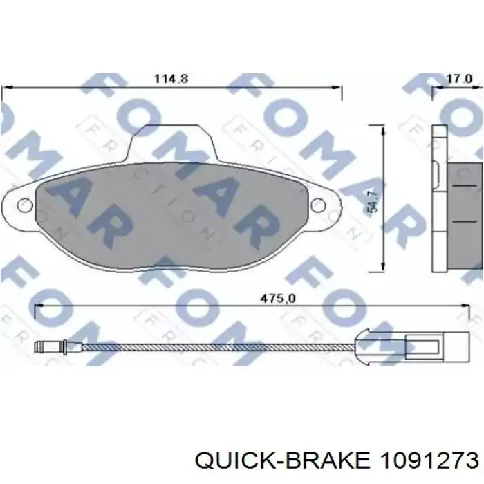  Quick Brake 1091273 цена, от 5.04 USD