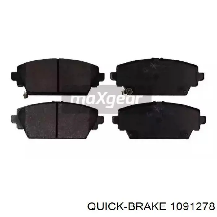 Комплект пружинок крепления дисковых колодок, передних Quick Brake 1091278 цена, от 5.11 USD