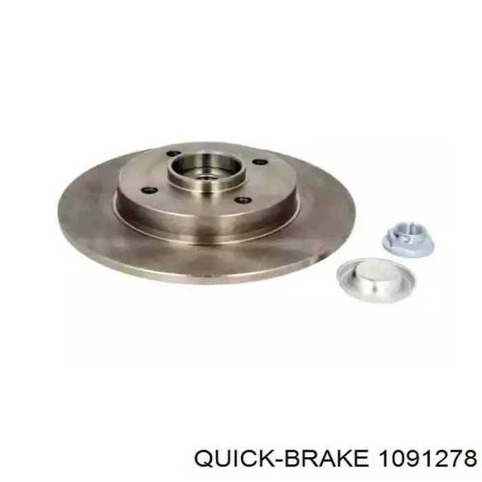 Комплект пружинок крепления дисковых колодок передних 1091278 Quick Brake