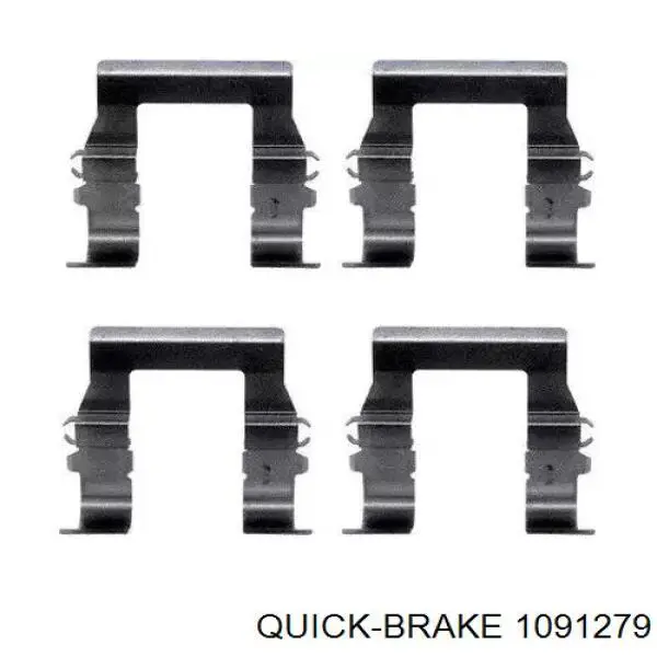 Купить 1091279 Quick Brake Комплект пружинок крепления дисковых колодок задних