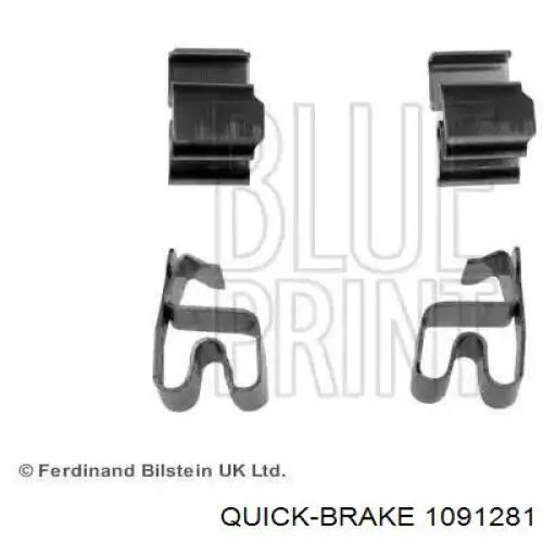 Комплект пружинок крепления дисковых колодок, передних Quick Brake 1091281 цена, от 6.89 USD