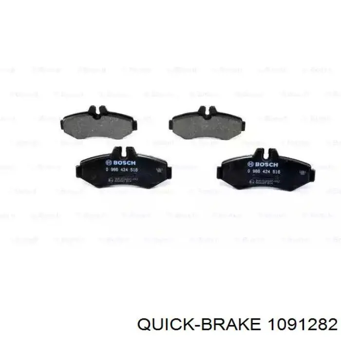 Комплект пружинок крепления дисковых колодок передних 1091282 Quick Brake