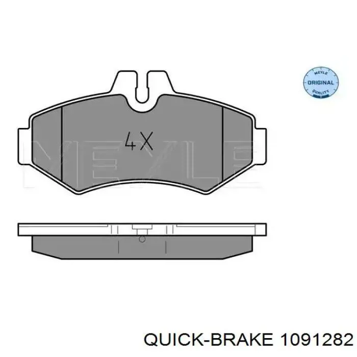 Комплект пружинок крепления передних дисковых колодок Quick Brake 1091282