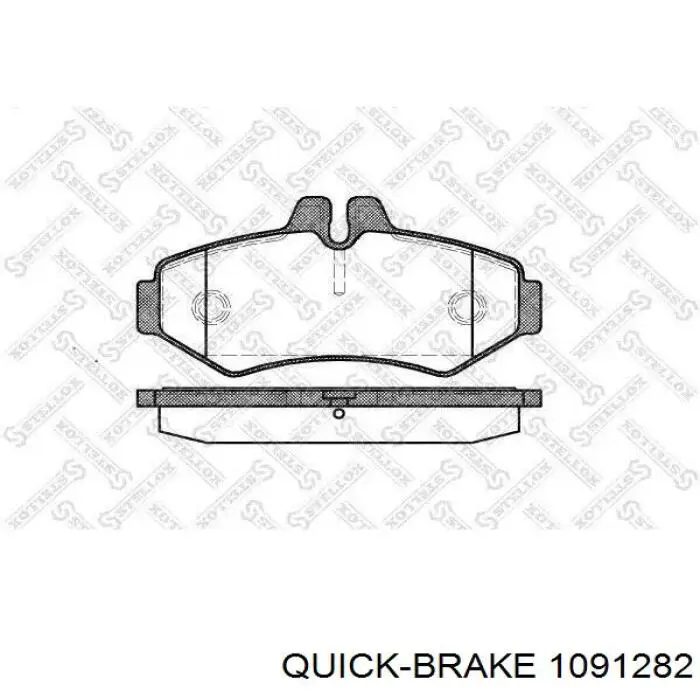 Комплект пружинок крепления дисковых колодок, передних Quick Brake 1091282 цена, от 3.24 USD