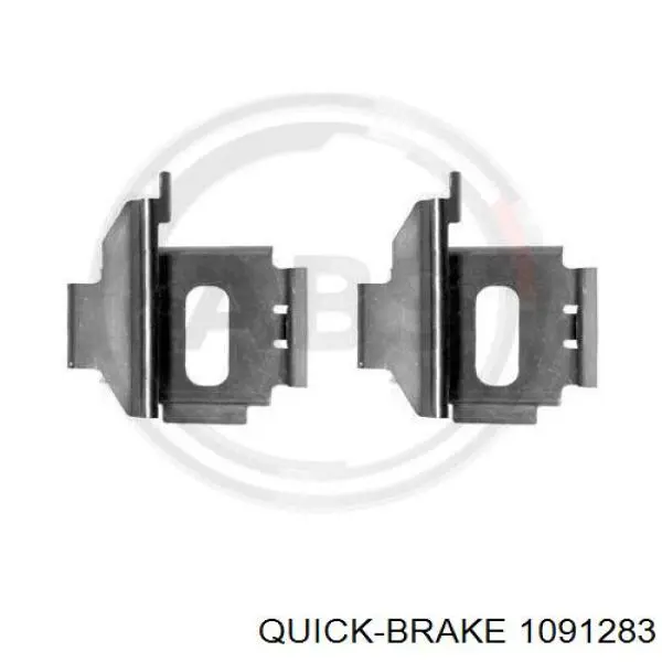 109-1283 Quick Brake комплект пружинок крепления дисковых колодок задних