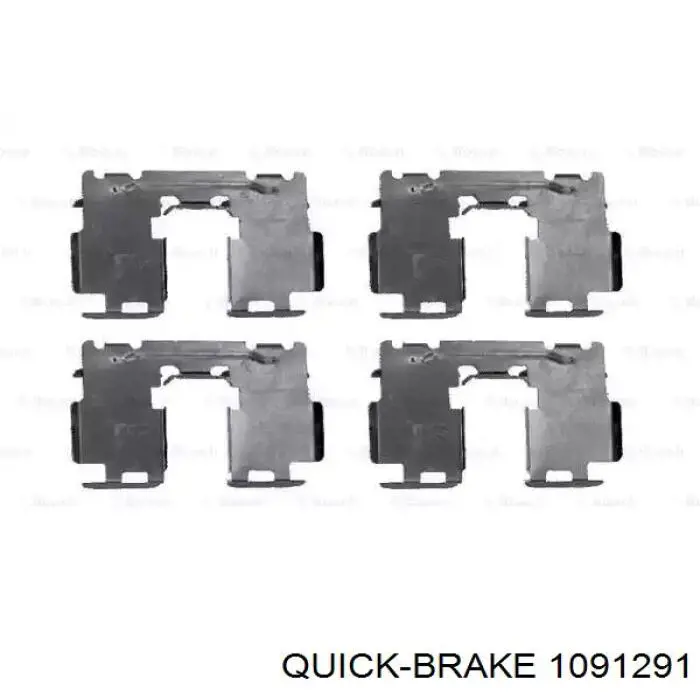 Комплект пружинок крепления дисковых колодок передних 1091291 Quick Brake