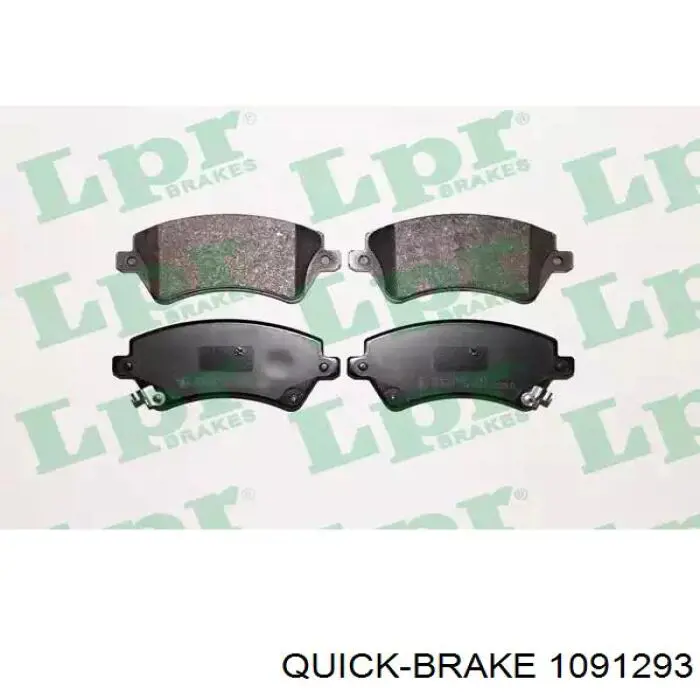 Купить 1091293 Quick Brake Комплект пружинок крепления дисковых колодок передних