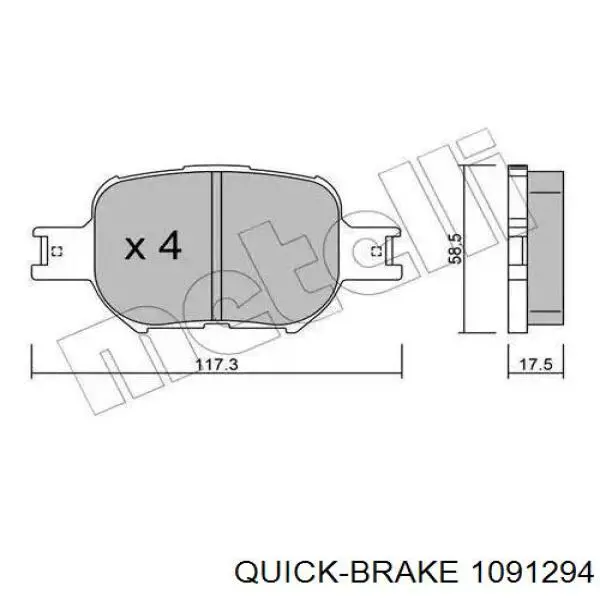 Купить 1091294 Quick Brake 