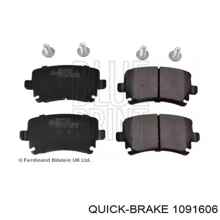 Комплект пружинок крепления дисковых колодок задних Quick Brake 1091606 цена, от 5.29 USD