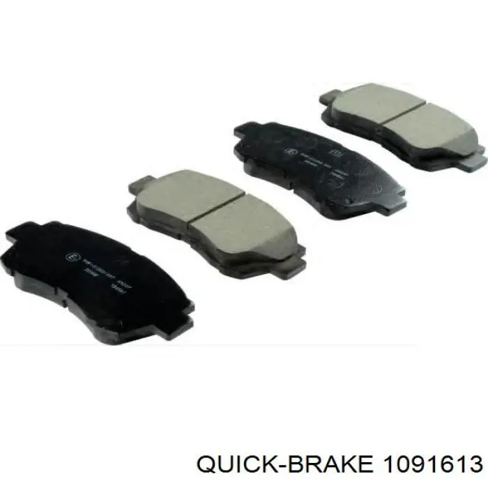 Ремкомплект тормозов передних 1091613 Quick Brake