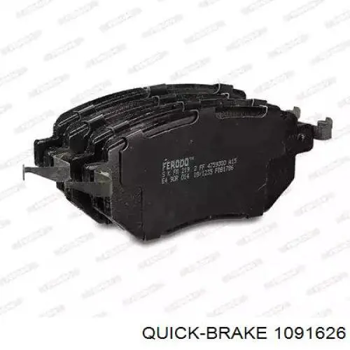 Купить 1091626 Quick Brake Комплект пружинок крепления дисковых колодок передних