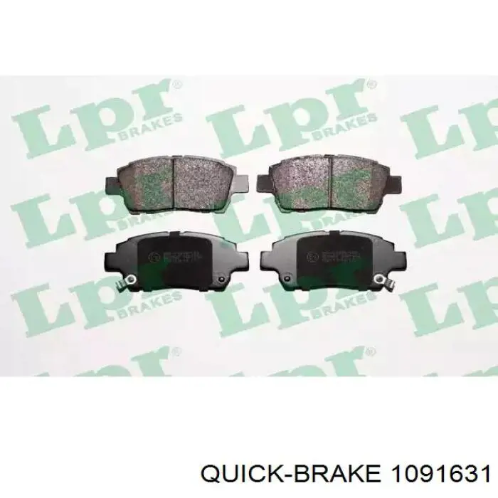 Комплект пружинок крепления дисковых колодок, передних Quick Brake 1091631 цена, от 4.15 USD