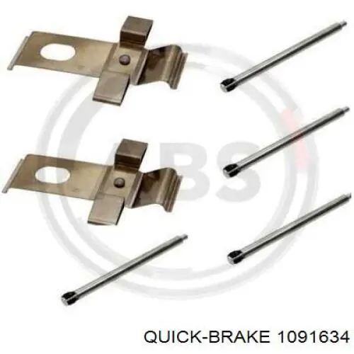 Juego de reparación, pastillas de frenos 1091634 Quick Brake