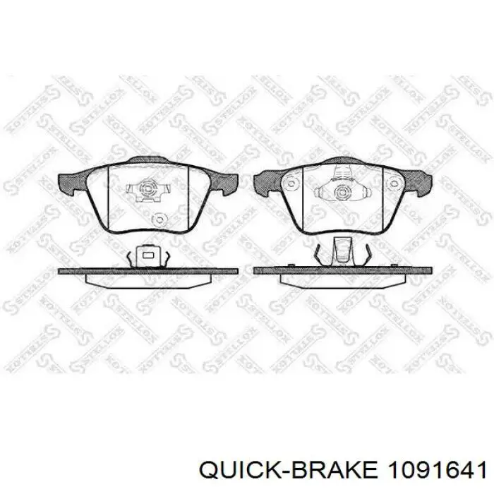 Пружинная защелка суппорта Quick Brake 1091641