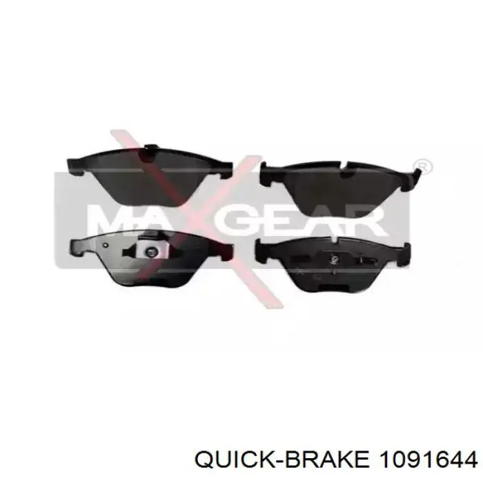 Купить 1091644 Quick Brake Комплект пружинок крепления дисковых колодок передних