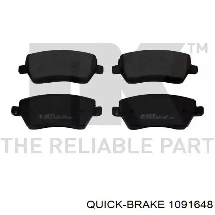 Комплект пружинок крепления дисковых колодок, передних Quick Brake 1091648 цена, от 5.77 USD