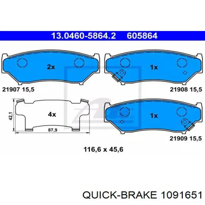 1091651 Quick Brake 