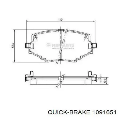  Quick Brake 1091651 цена, от 7.26 USD