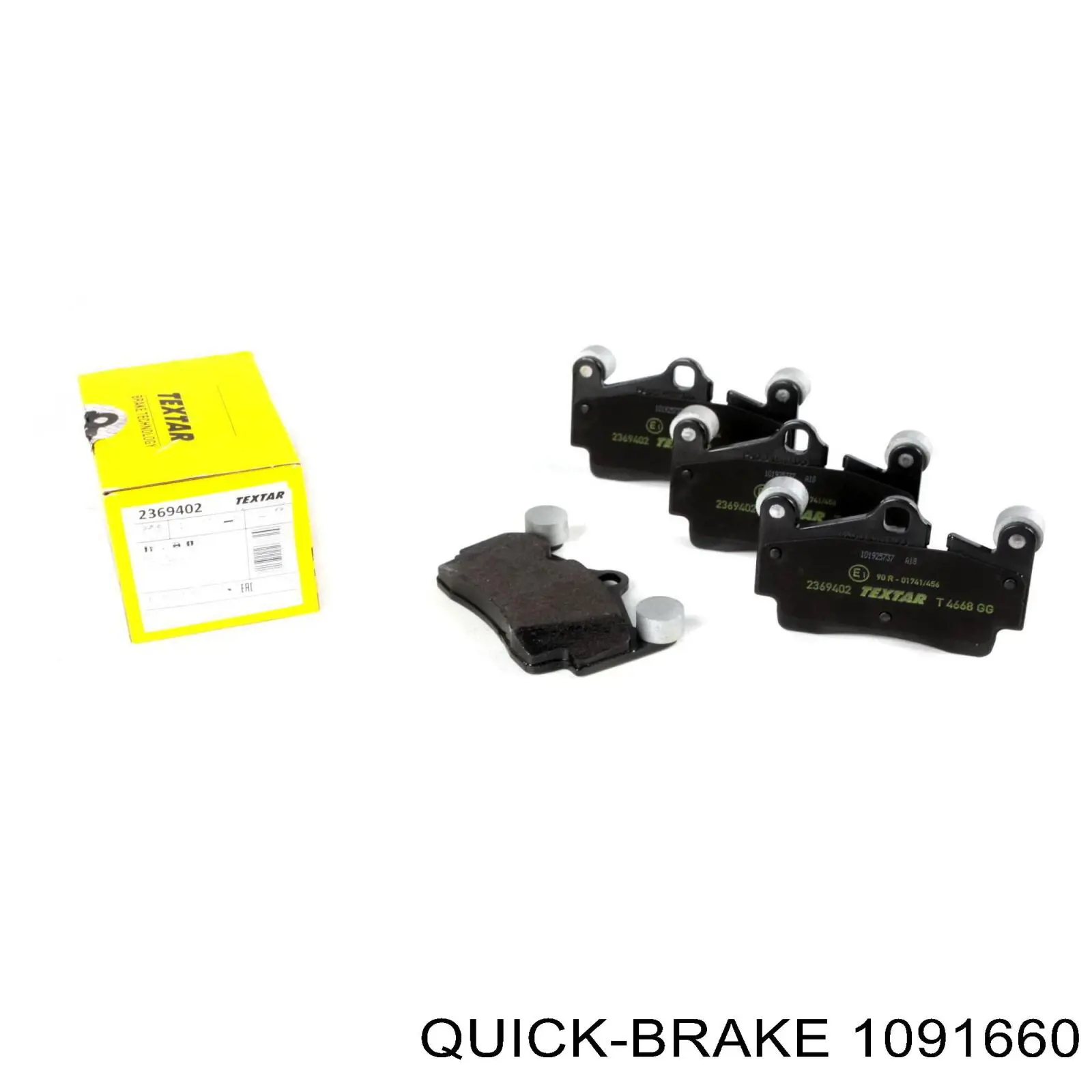 Ремкомплект задних тормозов 1091660 Quick Brake