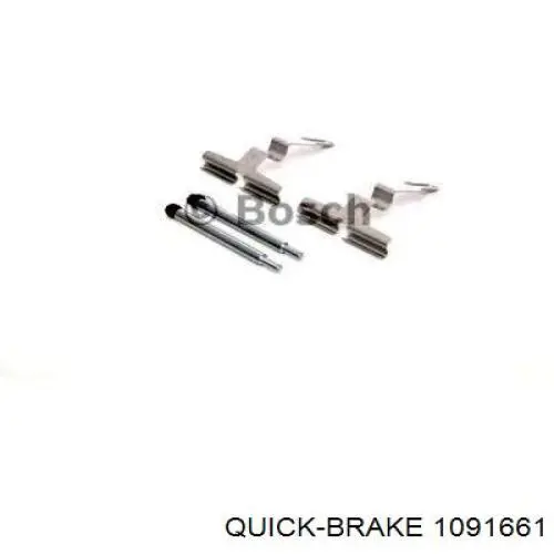 109-1661 Quick Brake kit de reparação das sapatas do freio