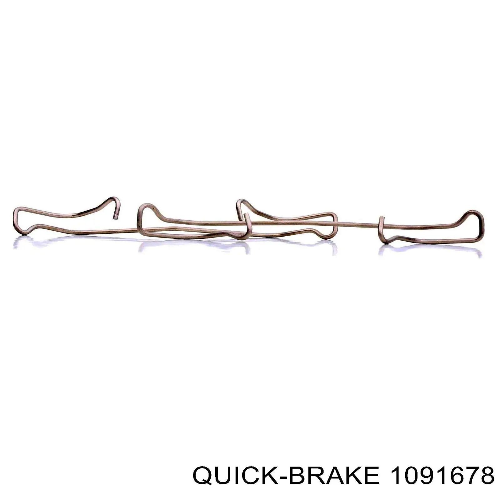 109-1678 Quick Brake комплект пружинок крепления дисковых колодок передних