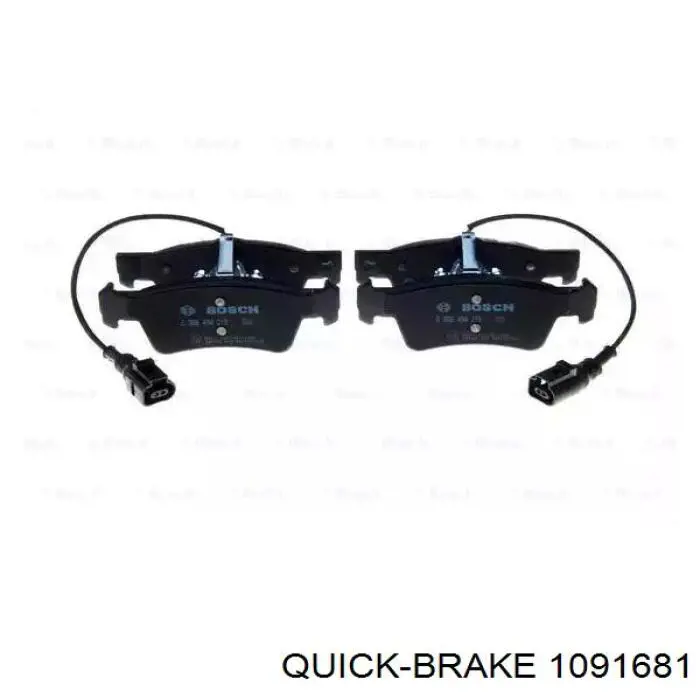 Купить 1091681 Quick Brake Ремкомплект тормозных колодок