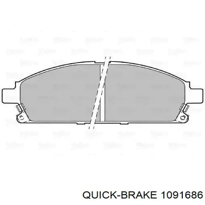 Комплект пружинок крепления дисковых колодок, передних Quick Brake 1091686 цена, от 4.76 USD
