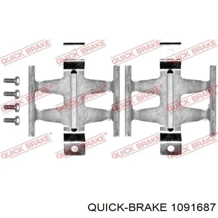 Скоба тормозного суппорта заднего 1091687 Quick Brake