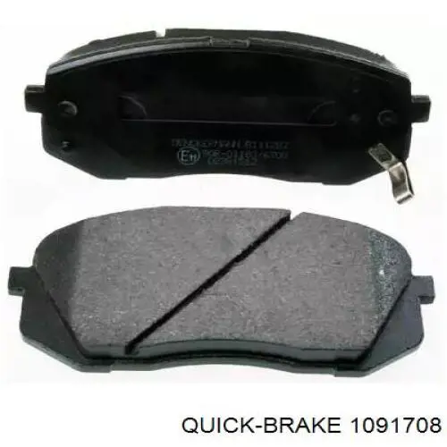 Комплект пружинок крепления дисковых колодок передних 1091708 Quick Brake